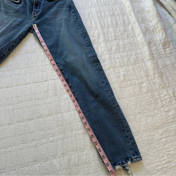 Agolde Toni Mid Rise Straight Jeans 26 Landmark - Picture 4 of 6